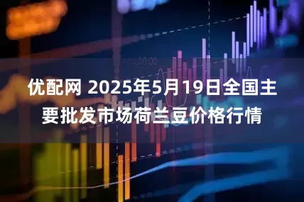 优配网 2025年5月19日全国主要批发市场荷兰豆价格行情