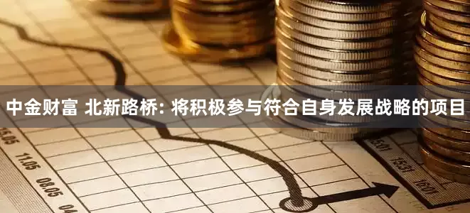 中金财富 北新路桥: 将积极参与符合自身发展战略的项目